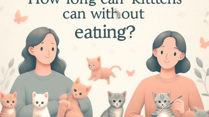 How Long Can Kittens Survive Without Eating? 1 - kittenshelterhomes.com
