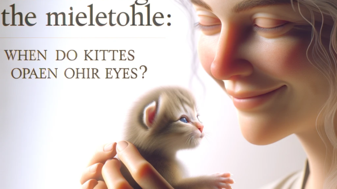 When Do Kittens’ Eyes Open for the First Time? 1 - kittenshelterhomes.com