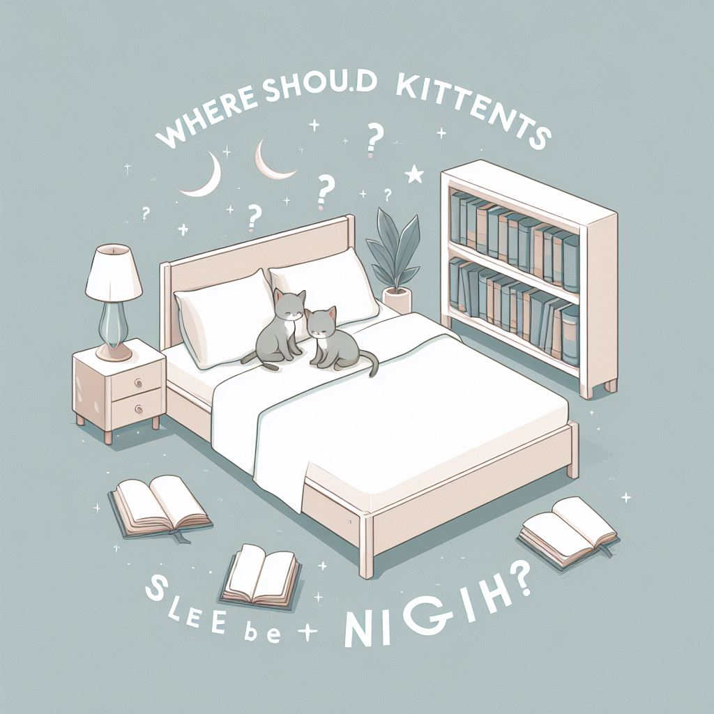Where Should Kittens Sleep at Night? 2 - kittenshelterhomes.com