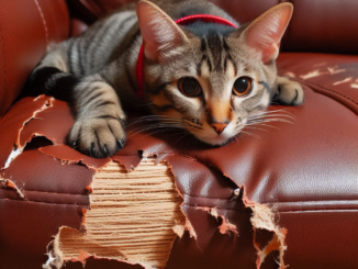 Do Cats Scratch Leather? 2 - kittenshelterhomes.com