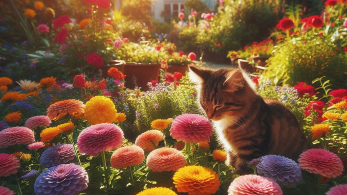 How to Keep Cats Out of a Flower Bed: Tips 2 - kittenshelterhomes.com